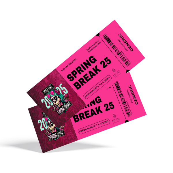 Biglietto Mad One Spring Break 2025<br>Abbonamento 2 Giornate