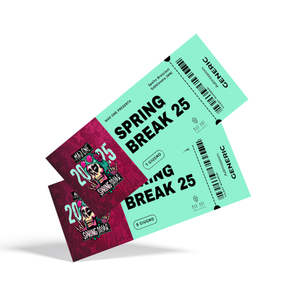 Biglietto Mad One Spring Break 2025<br>Giornata Singola
